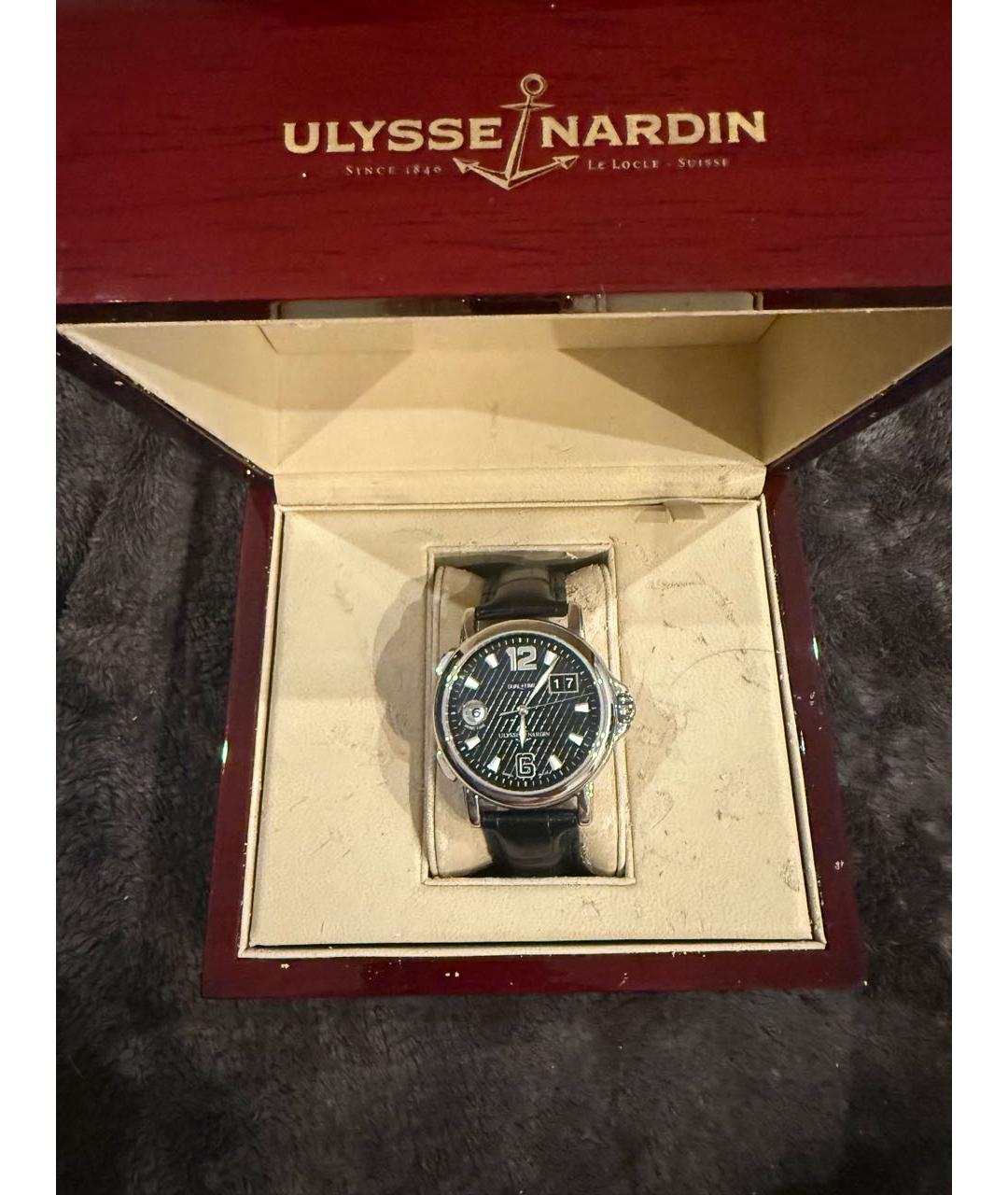 Ulysse Nardin Серебряные металлические часы, фото 4