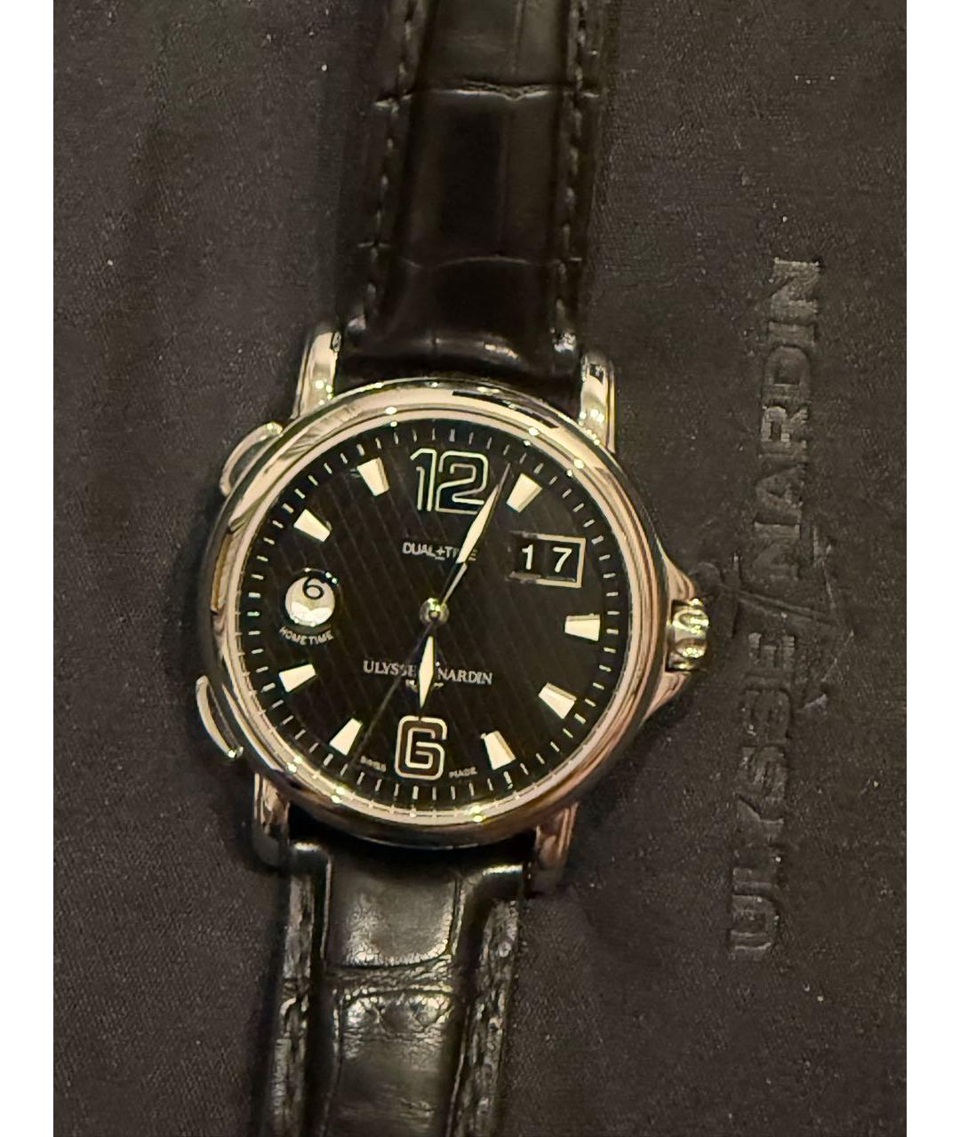 Ulysse Nardin Серебряные металлические часы, фото 2