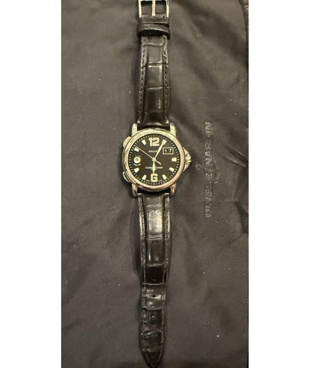 Ulysse Nardin Серебряные металлические часы, фото 6