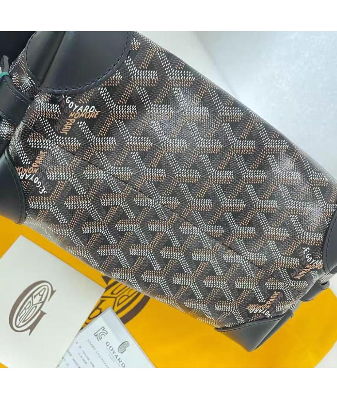 GOYARD Серая кожаная косметичка, фото 5