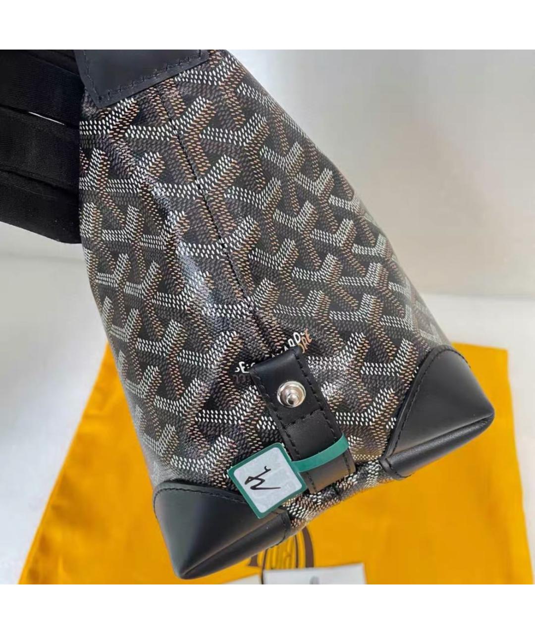 GOYARD Серая кожаная косметичка, фото 6