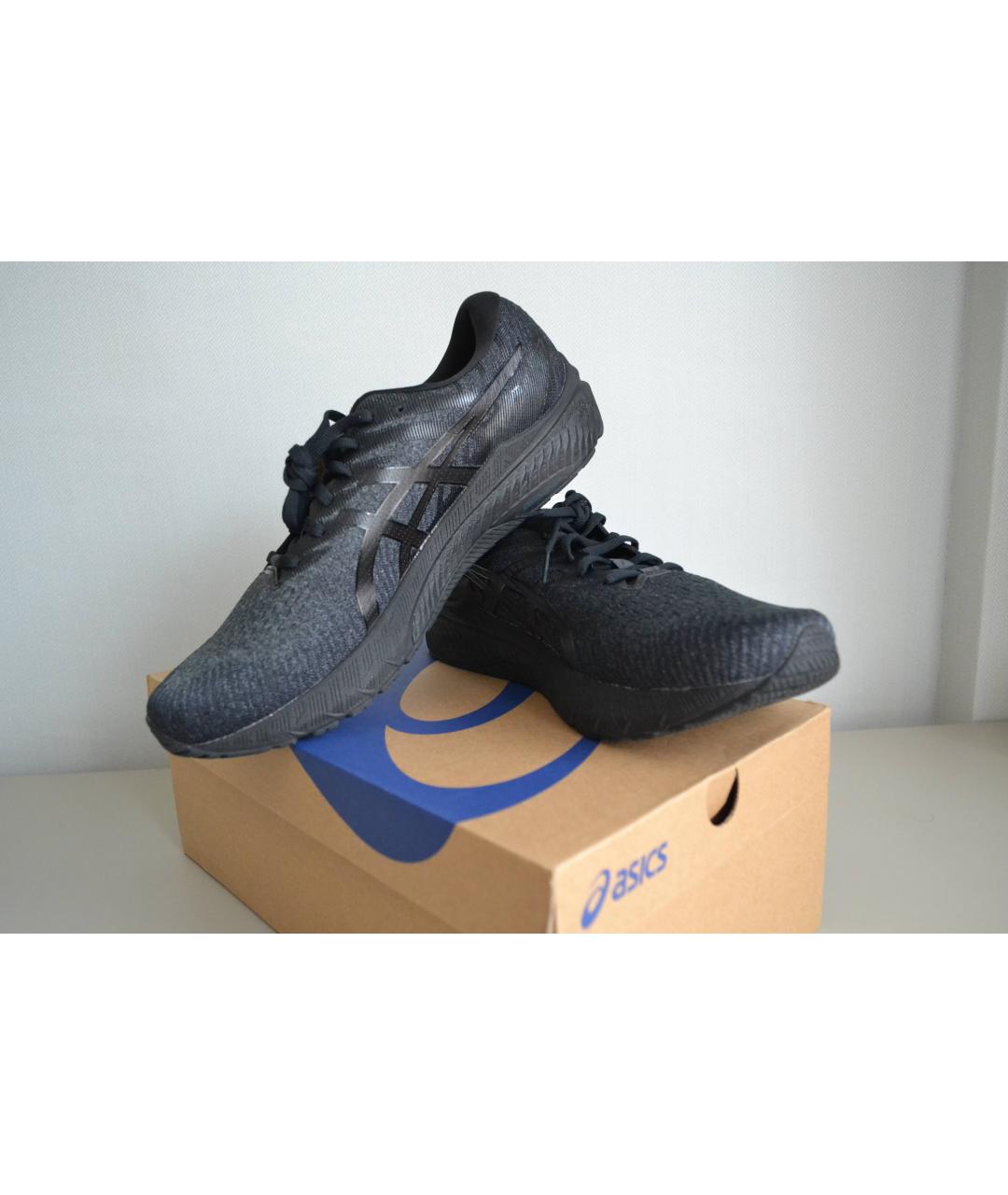 ASICS Черные текстильные низкие кроссовки / кеды, фото 10