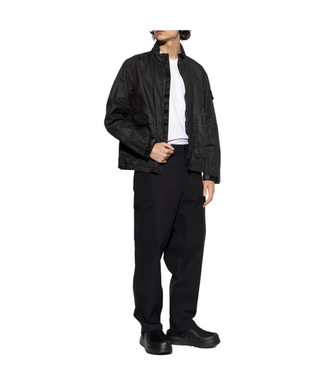 STONE ISLAND Черная куртка, фото 2