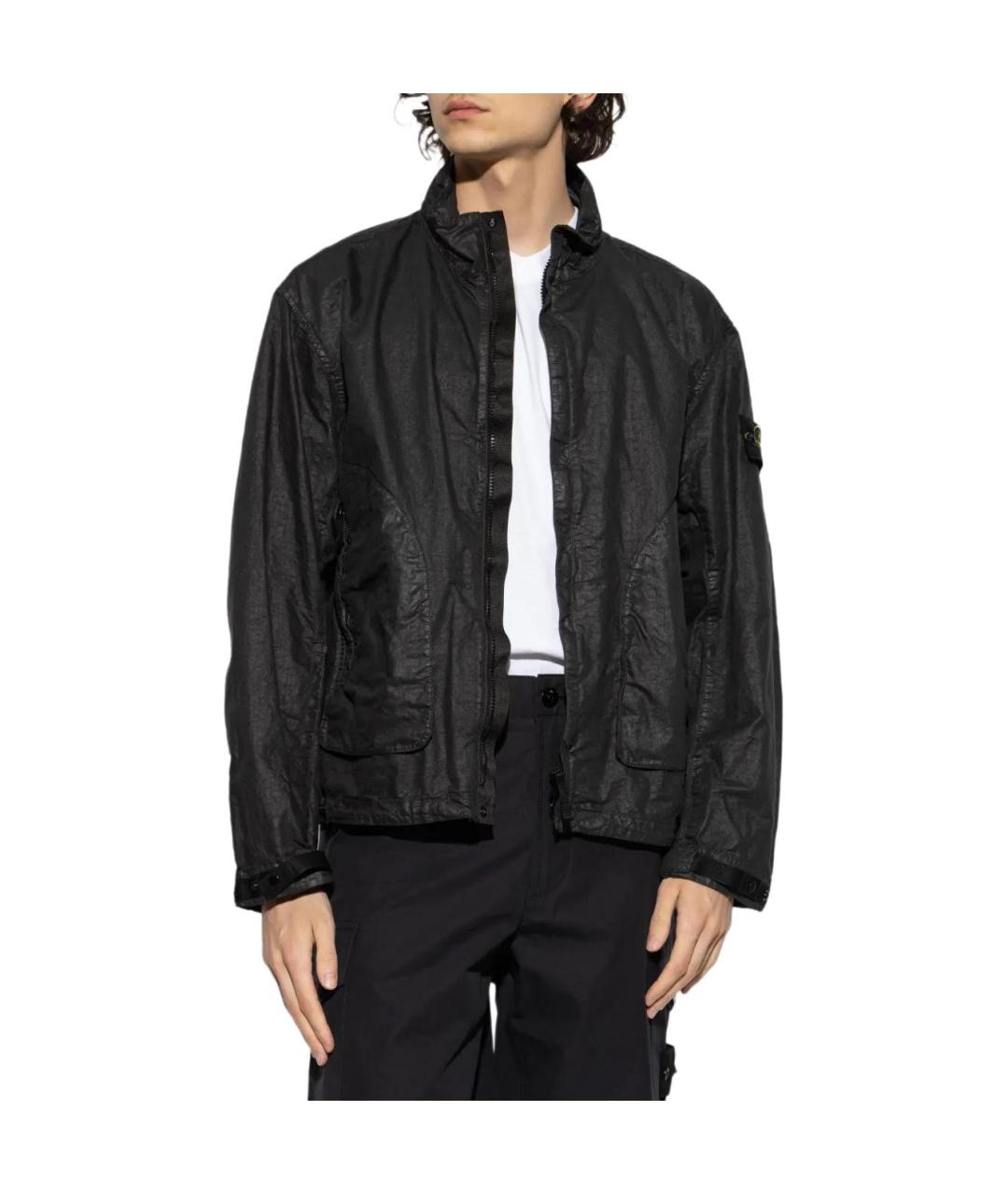 STONE ISLAND Черная куртка, фото 4