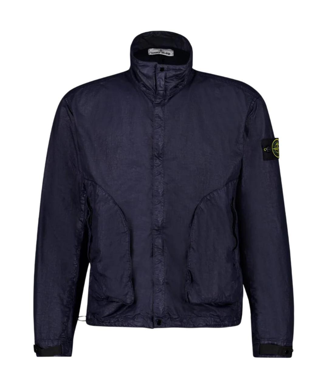 STONE ISLAND Темно-синяя куртка, фото 1