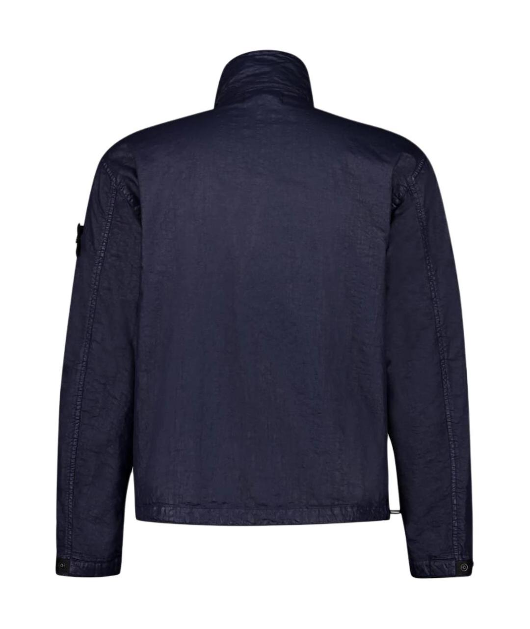 STONE ISLAND Темно-синяя куртка, фото 2