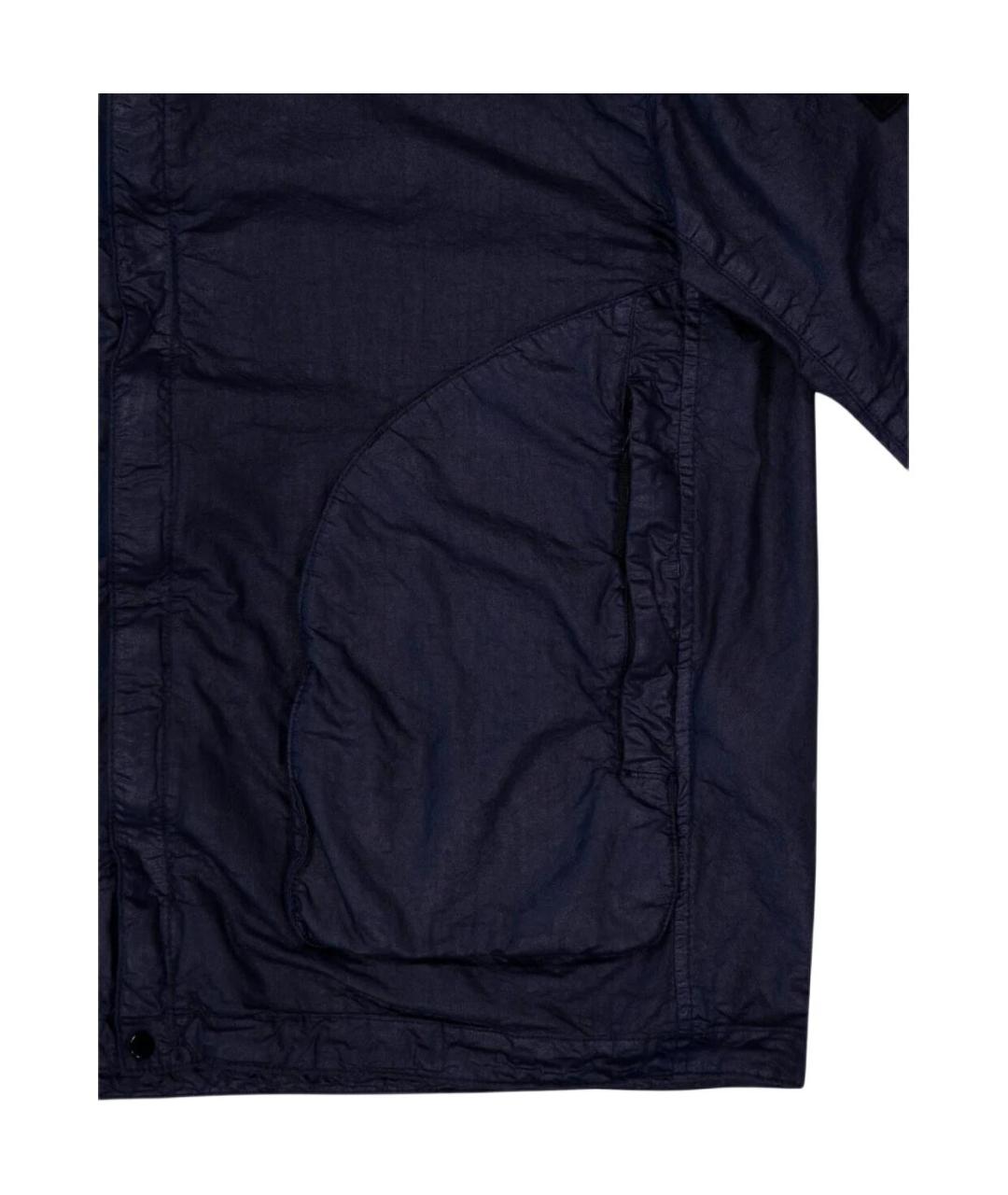 STONE ISLAND Темно-синяя куртка, фото 3