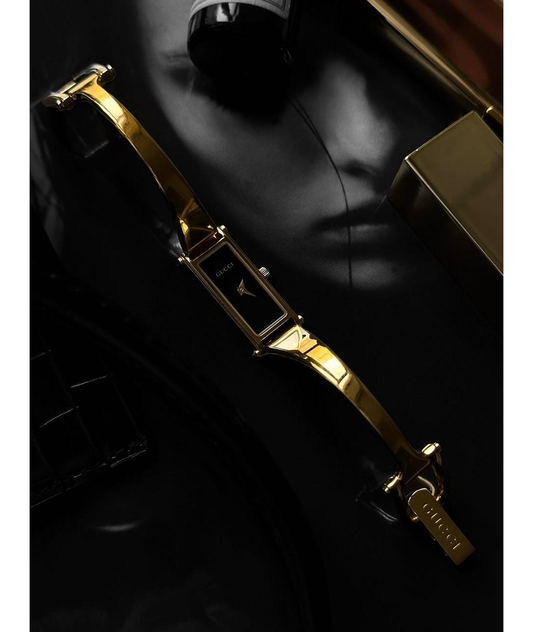 GUCCI Золотые позолоченные часы, фото 2
