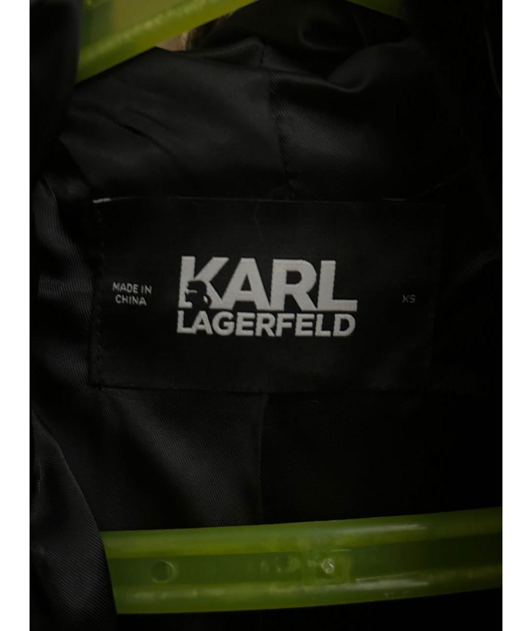 KARL LAGERFELD Черная куртка, фото 3