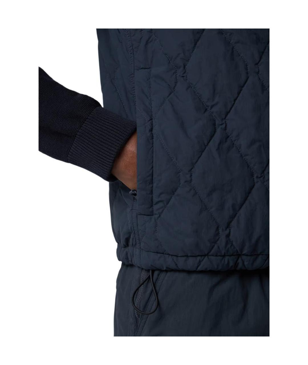 STONE ISLAND Темно-синий жилет, фото 4