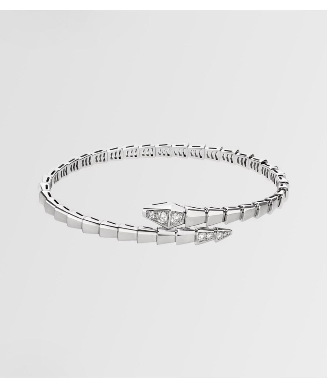 BVLGARI Серебрянный браслет из белого золота, фото 2