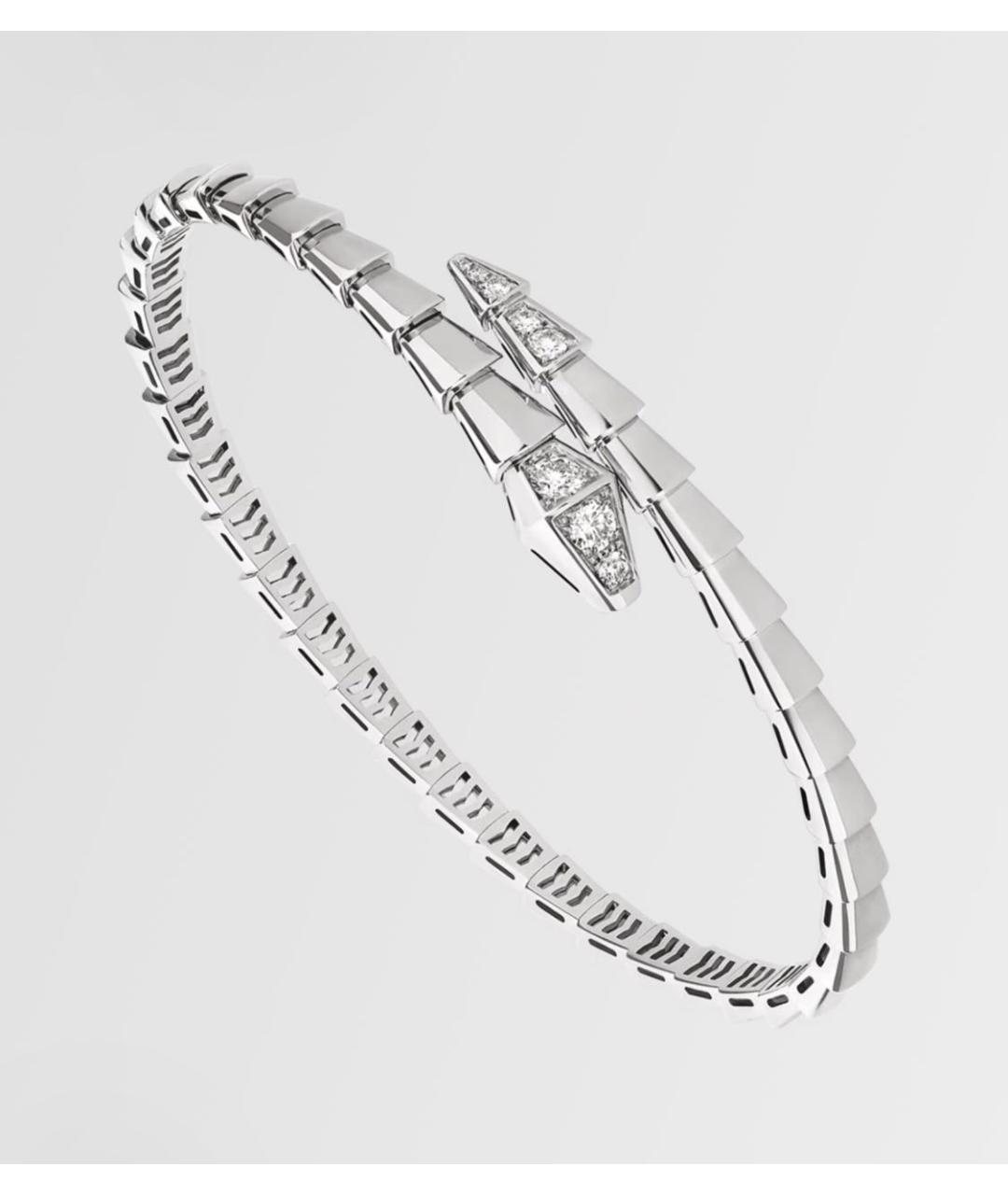 BVLGARI Серебрянный браслет из белого золота, фото 5