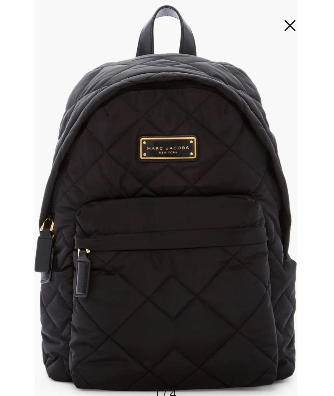 MARC JACOBS Черный синтетический рюкзак, фото 6
