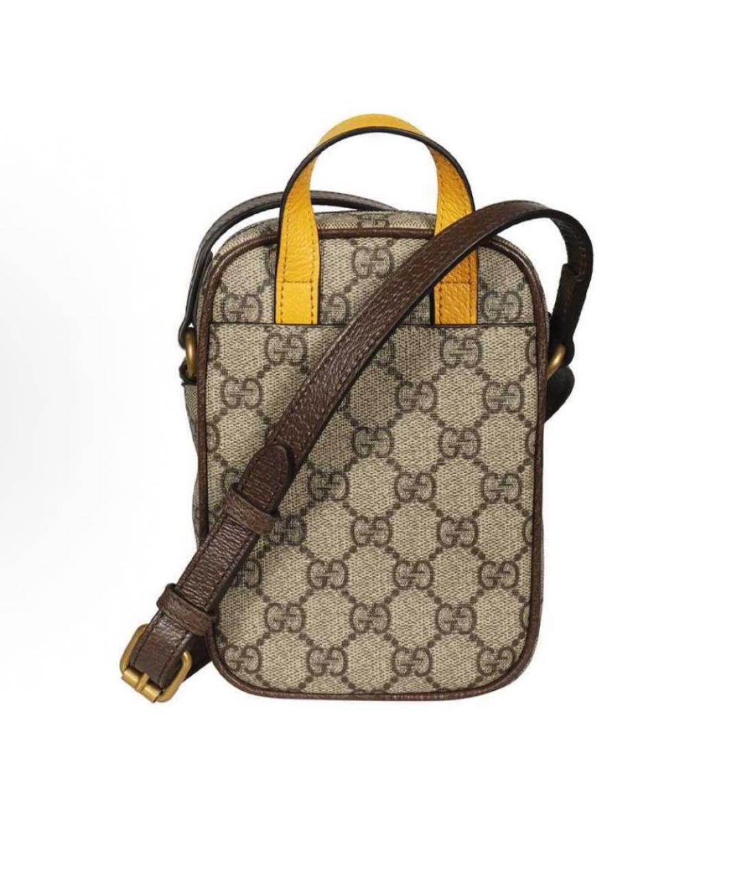 GUCCI Коричневый рюкзак, фото 4
