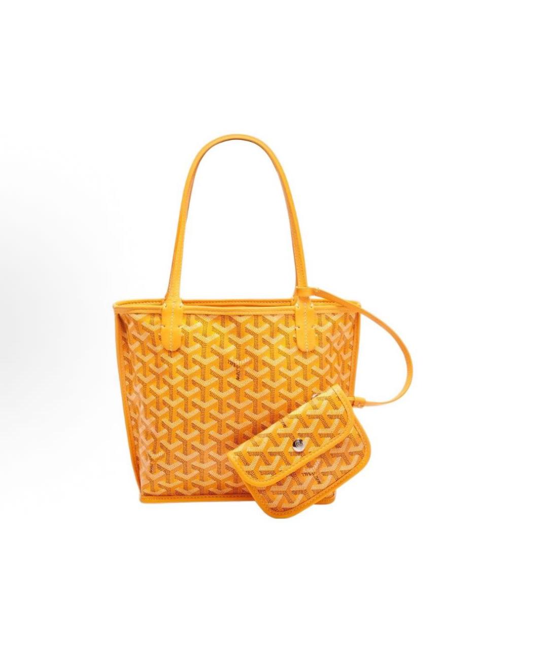 GOYARD Желтая сумка тоут, фото 2