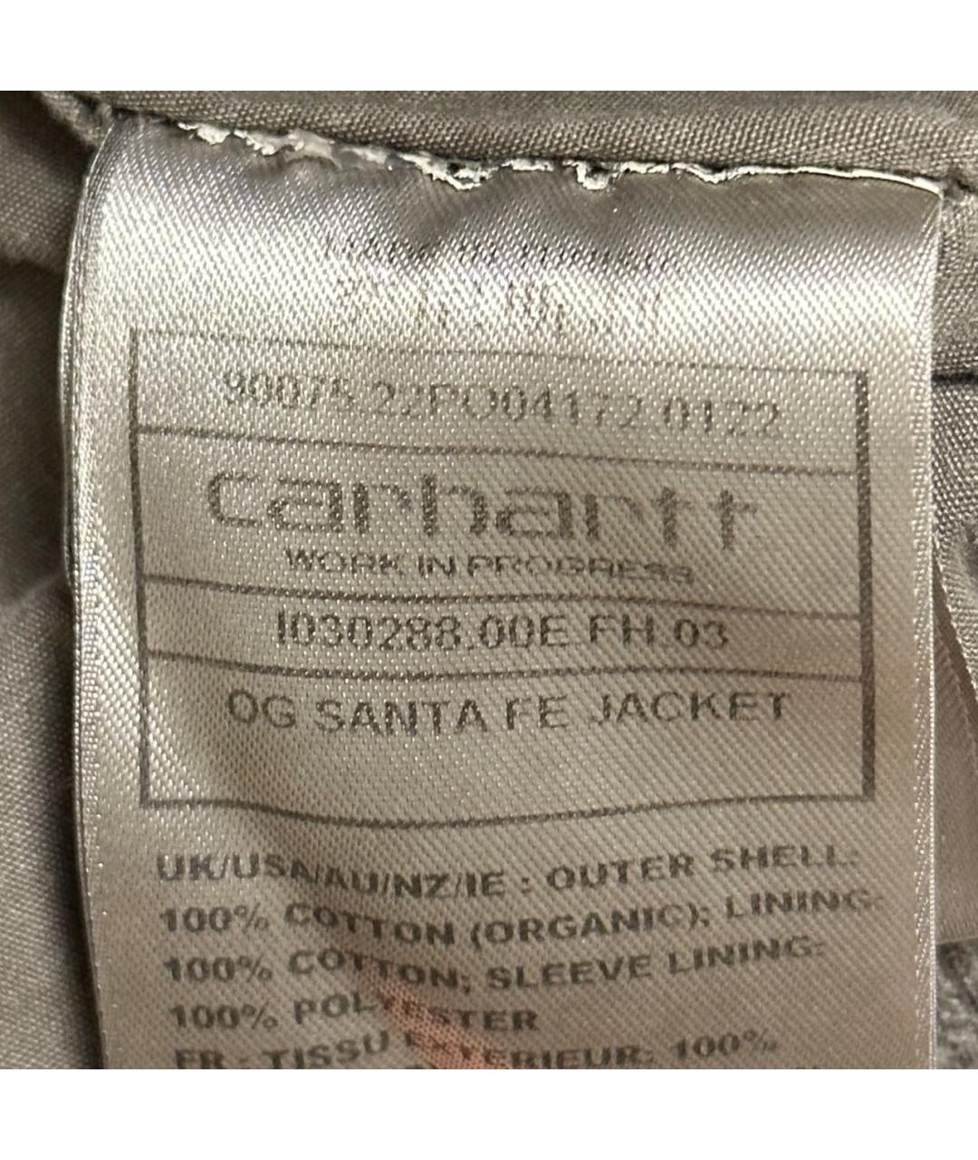 CARHARTT WIP Антрацитовая деним куртка, фото 5