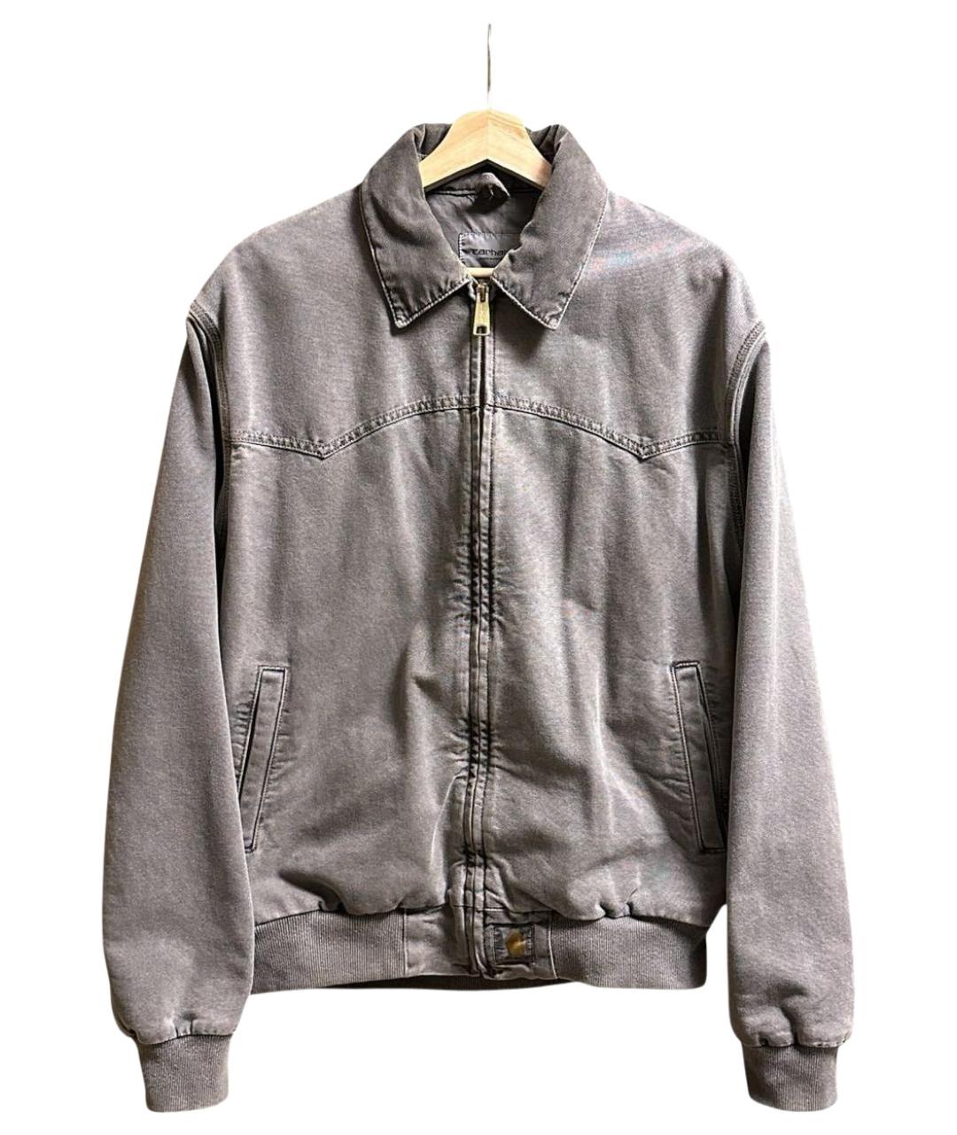 CARHARTT WIP Антрацитовая деним куртка, фото 1