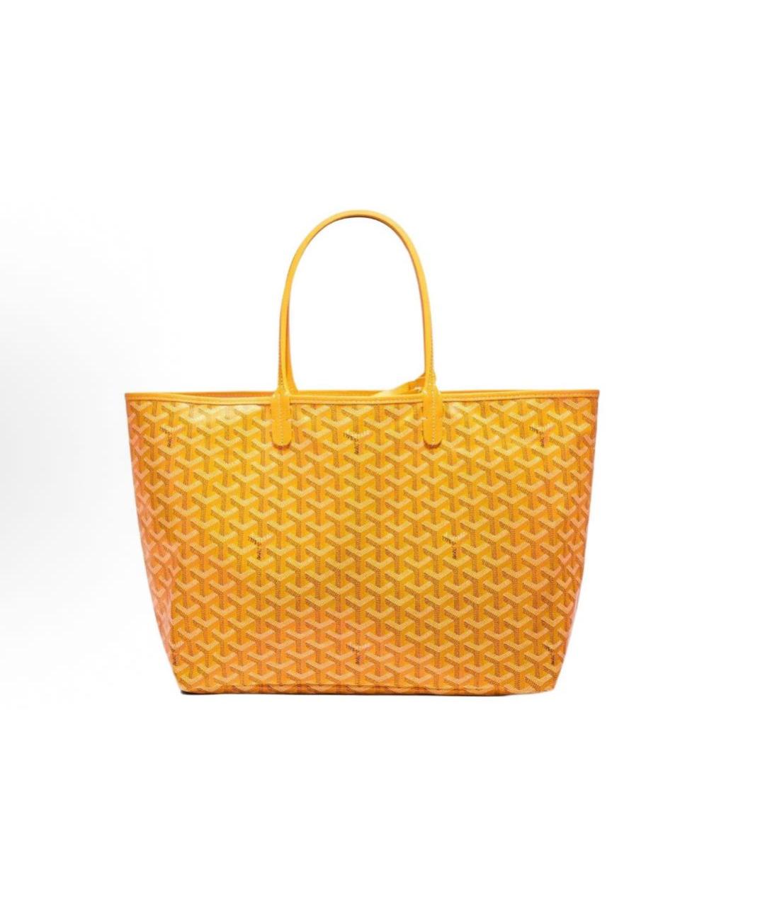 GOYARD Желтая сумка тоут, фото 2