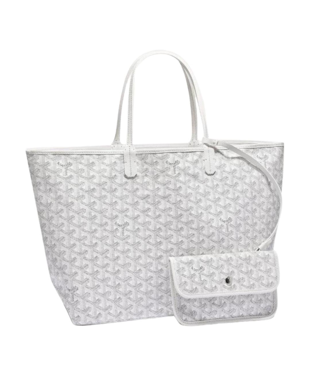 GOYARD Белая сумка тоут, фото 1