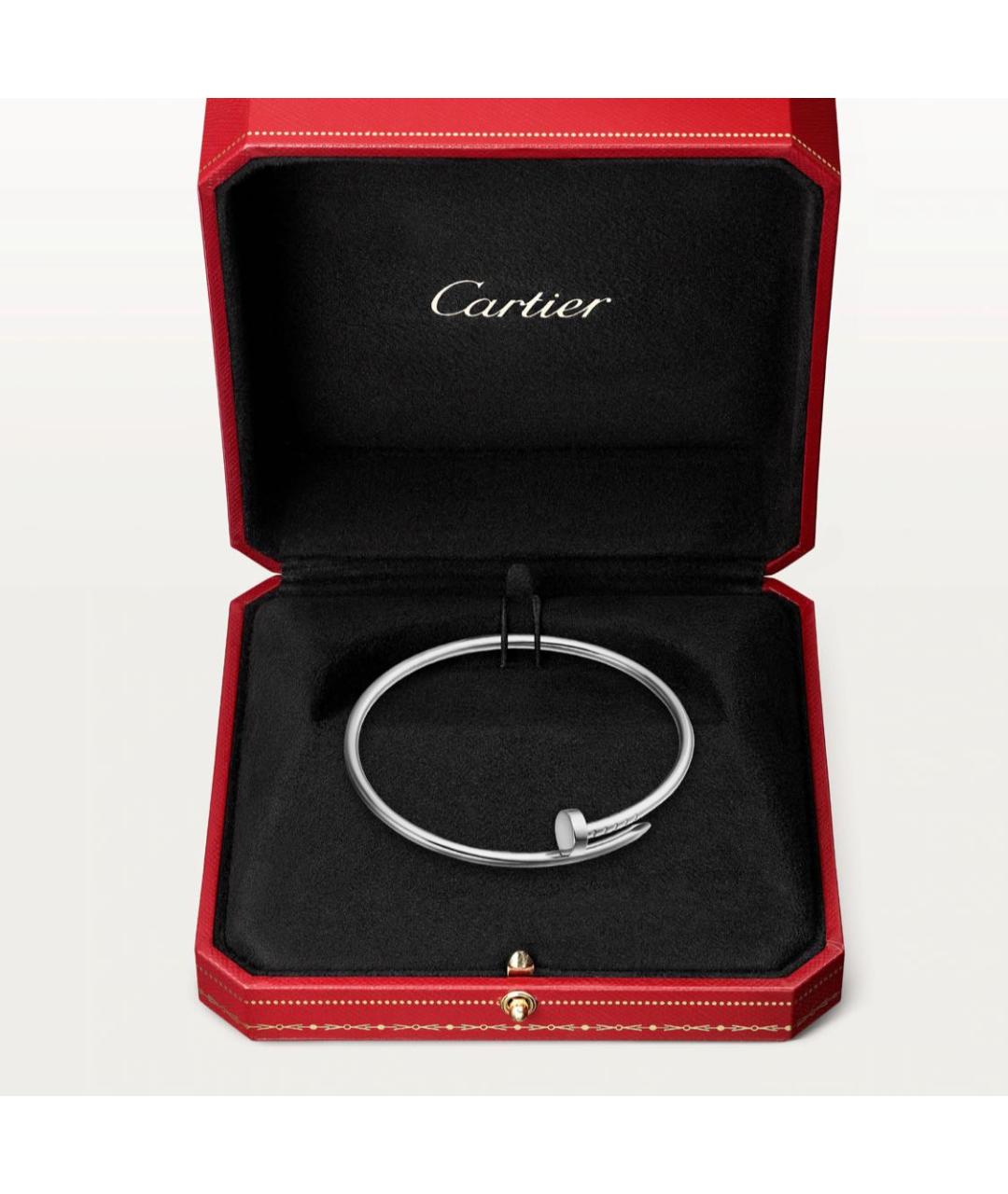 CARTIER Серебрянный браслет из белого золота, фото 3