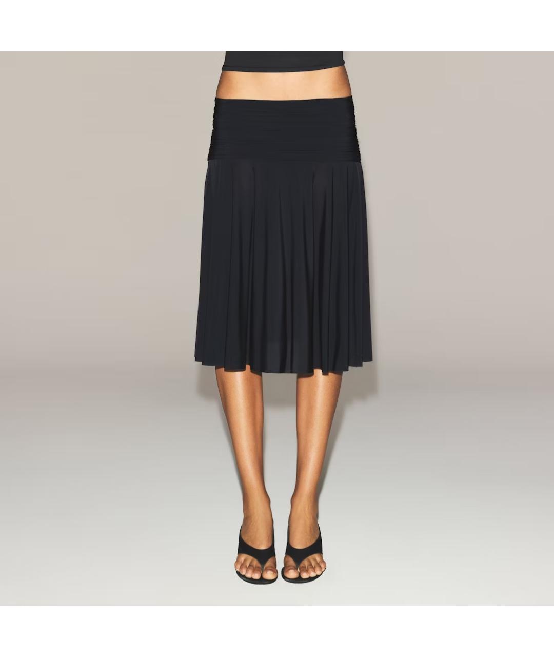 SKIMS Антрацитовая юбка макси, фото 2