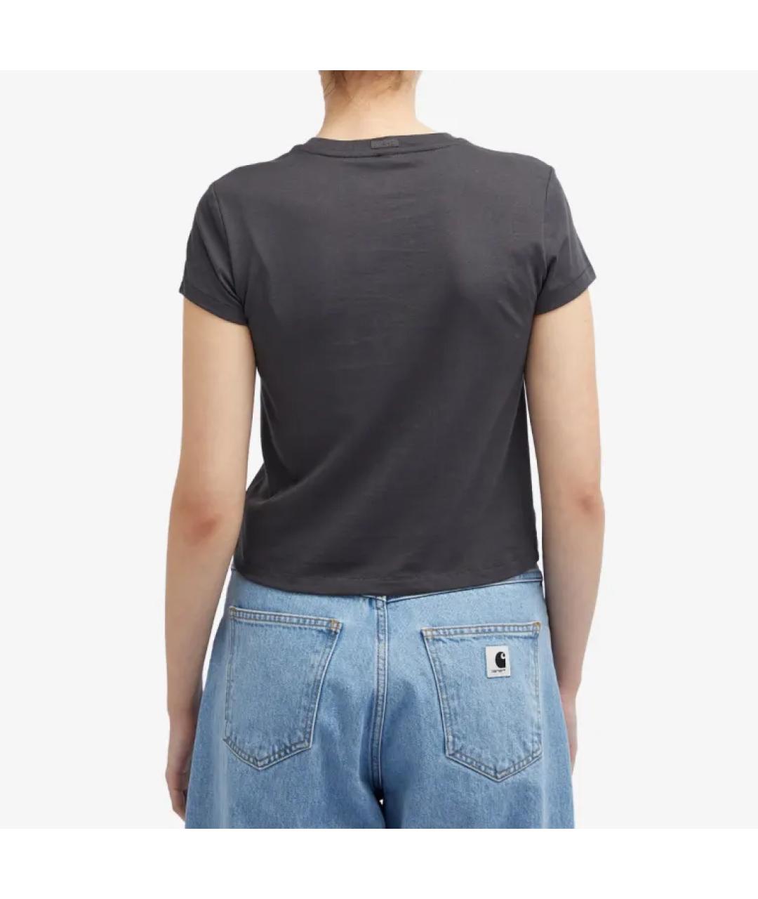 SKIMS Антрацитовая футболка, фото 5