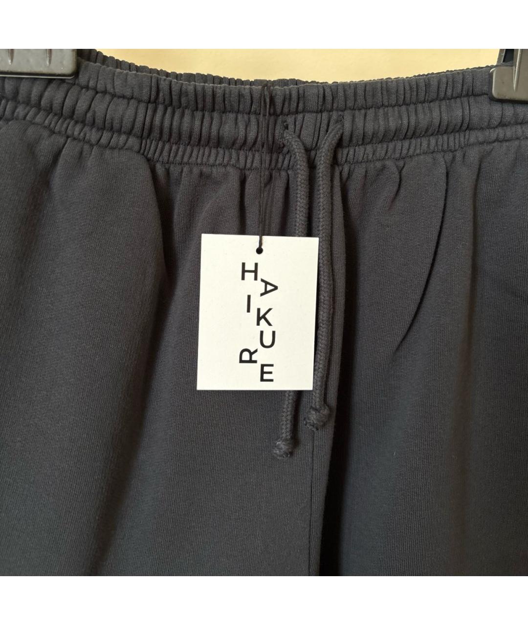 HAIKURE Антрацитовые хлопковые шорты, фото 4
