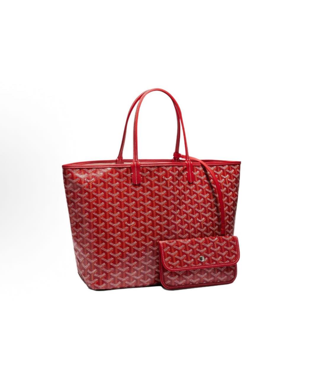 GOYARD Красная сумка тоут, фото 5