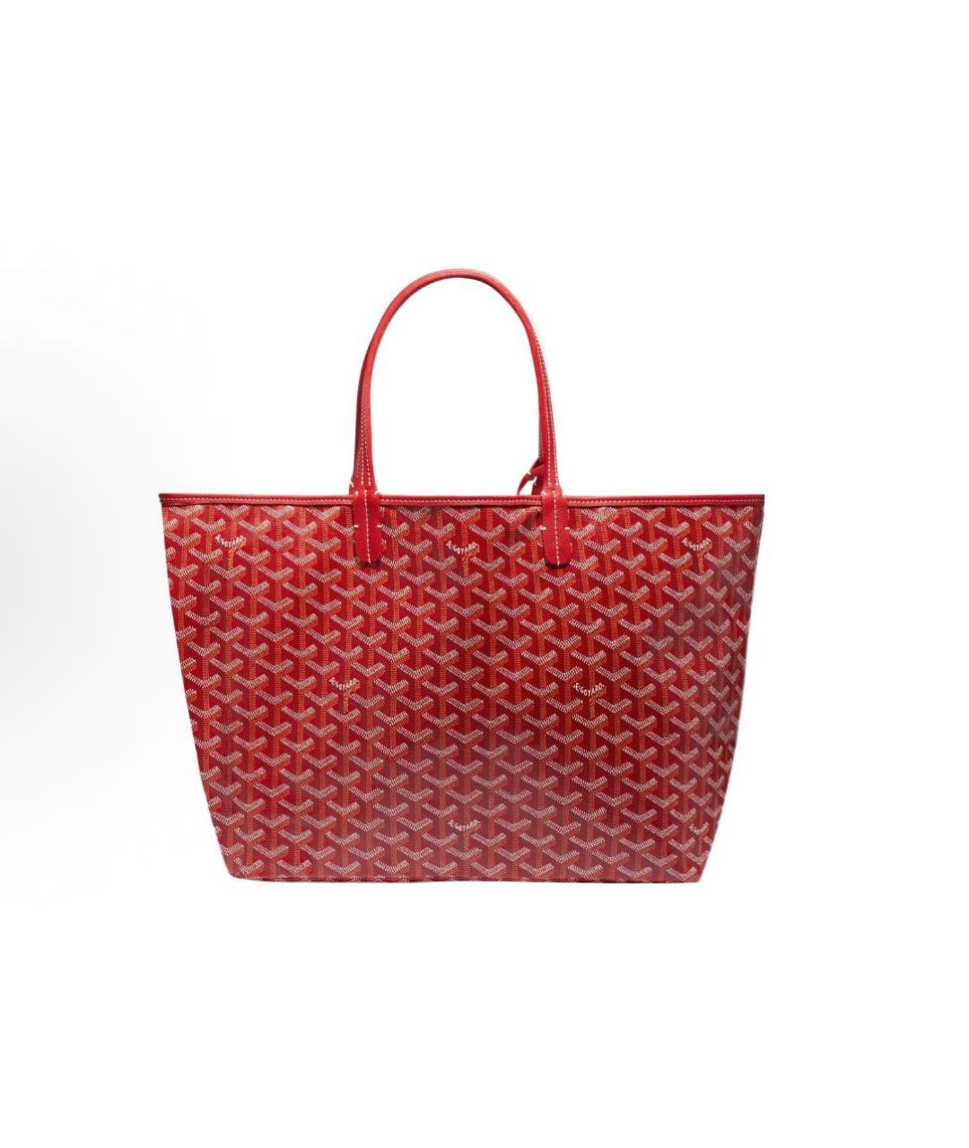 GOYARD Красная сумка тоут, фото 2