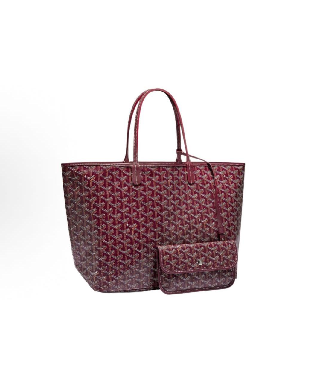 GOYARD Бордовая сумка тоут, фото 5