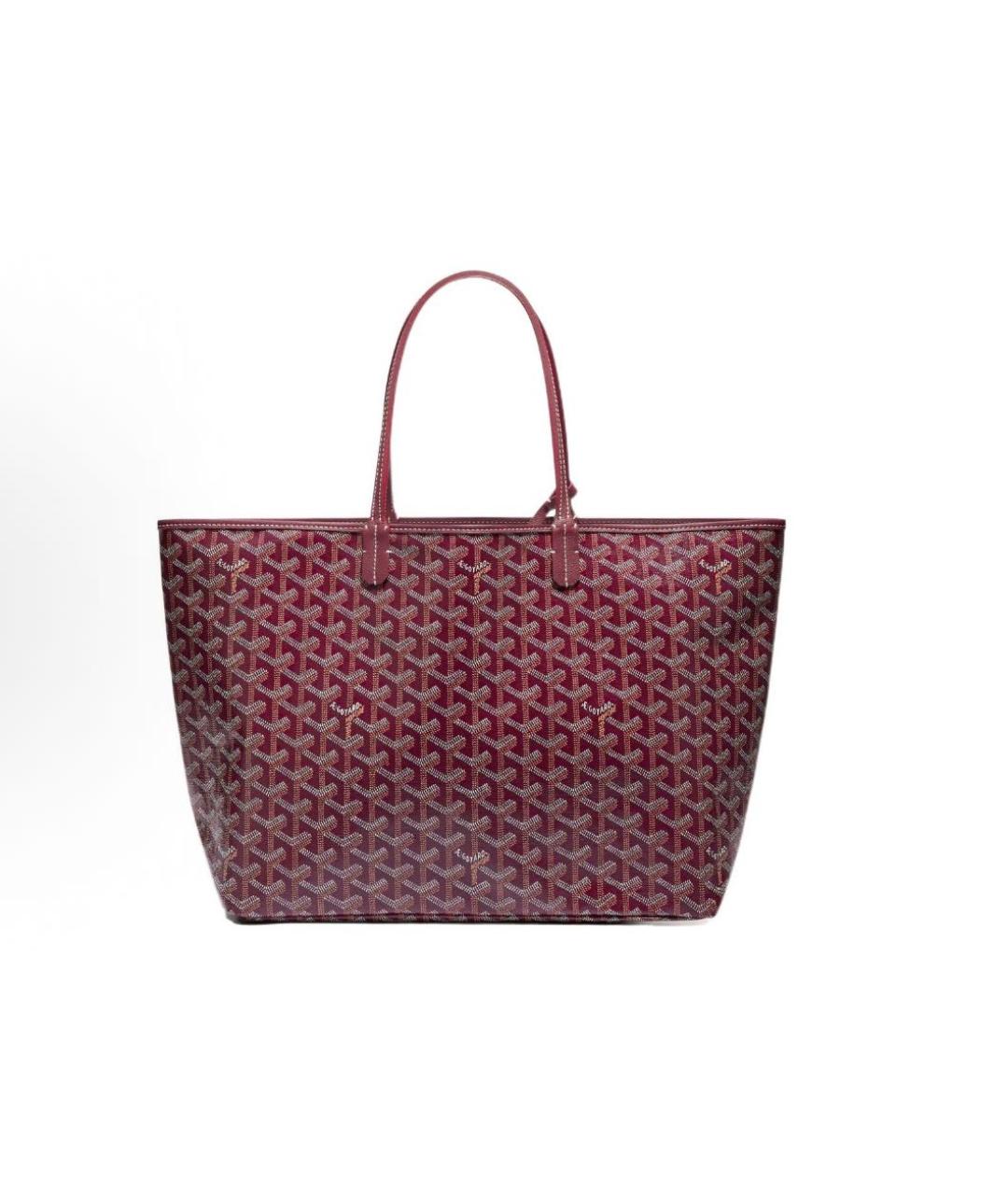 GOYARD Бордовая сумка тоут, фото 2