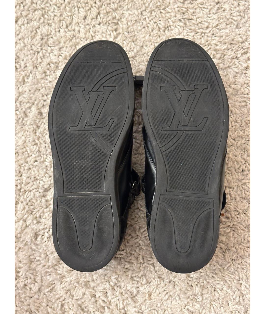 LOUIS VUITTON Черные низкие кроссовки / кеды, фото 7