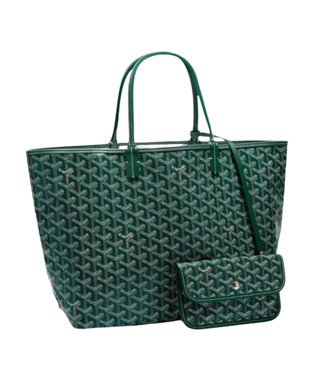 GOYARD Зеленая сумка тоут, фото 1