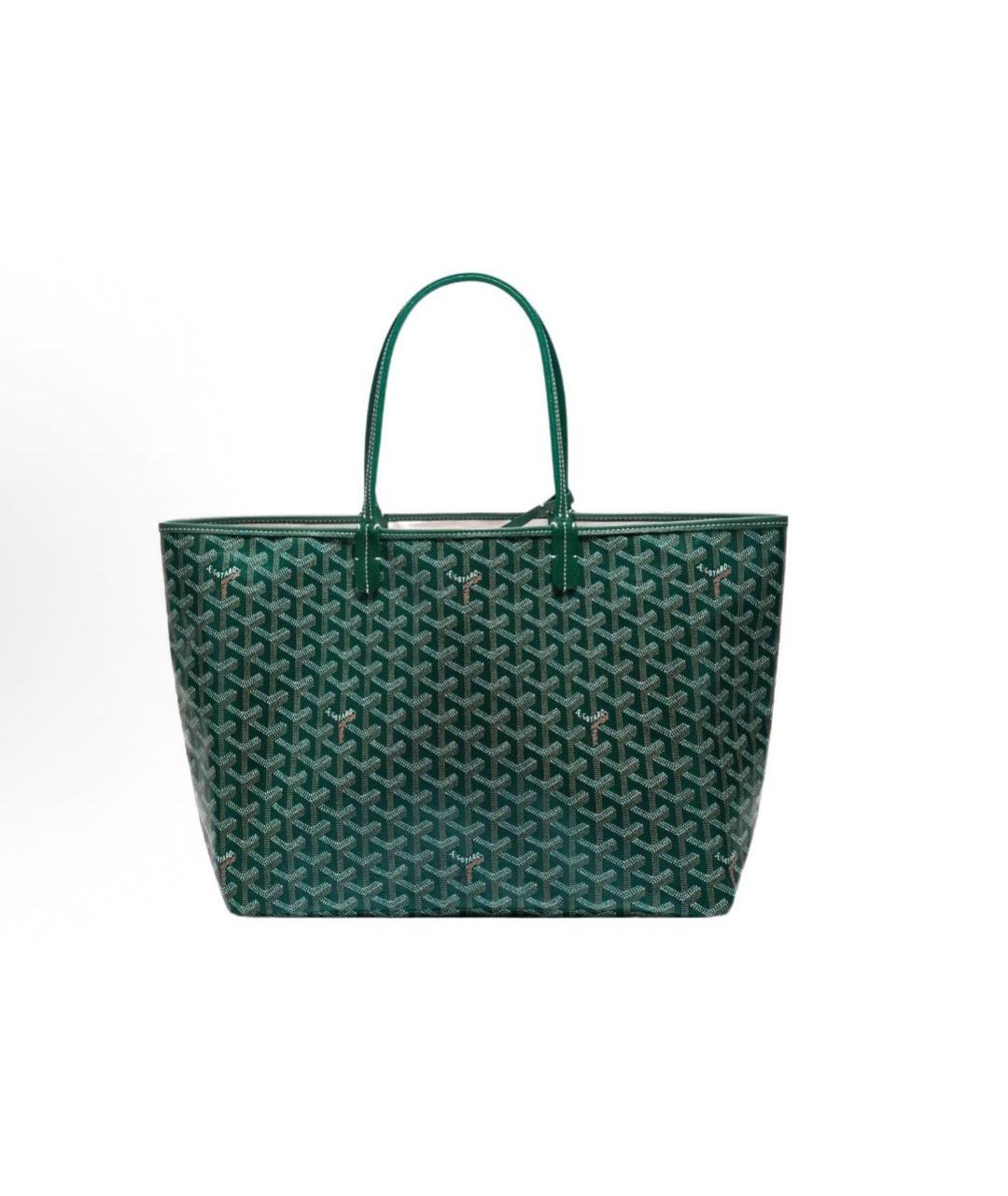 GOYARD Зеленая сумка тоут, фото 2
