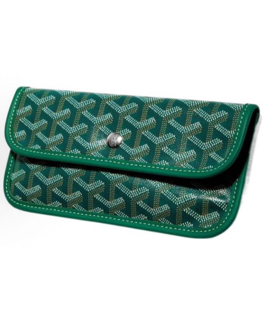GOYARD Зеленая сумка тоут, фото 4