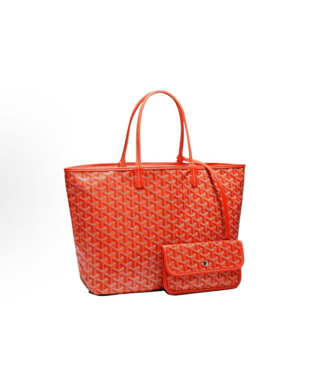 GOYARD Оранжевая сумка тоут, фото 5