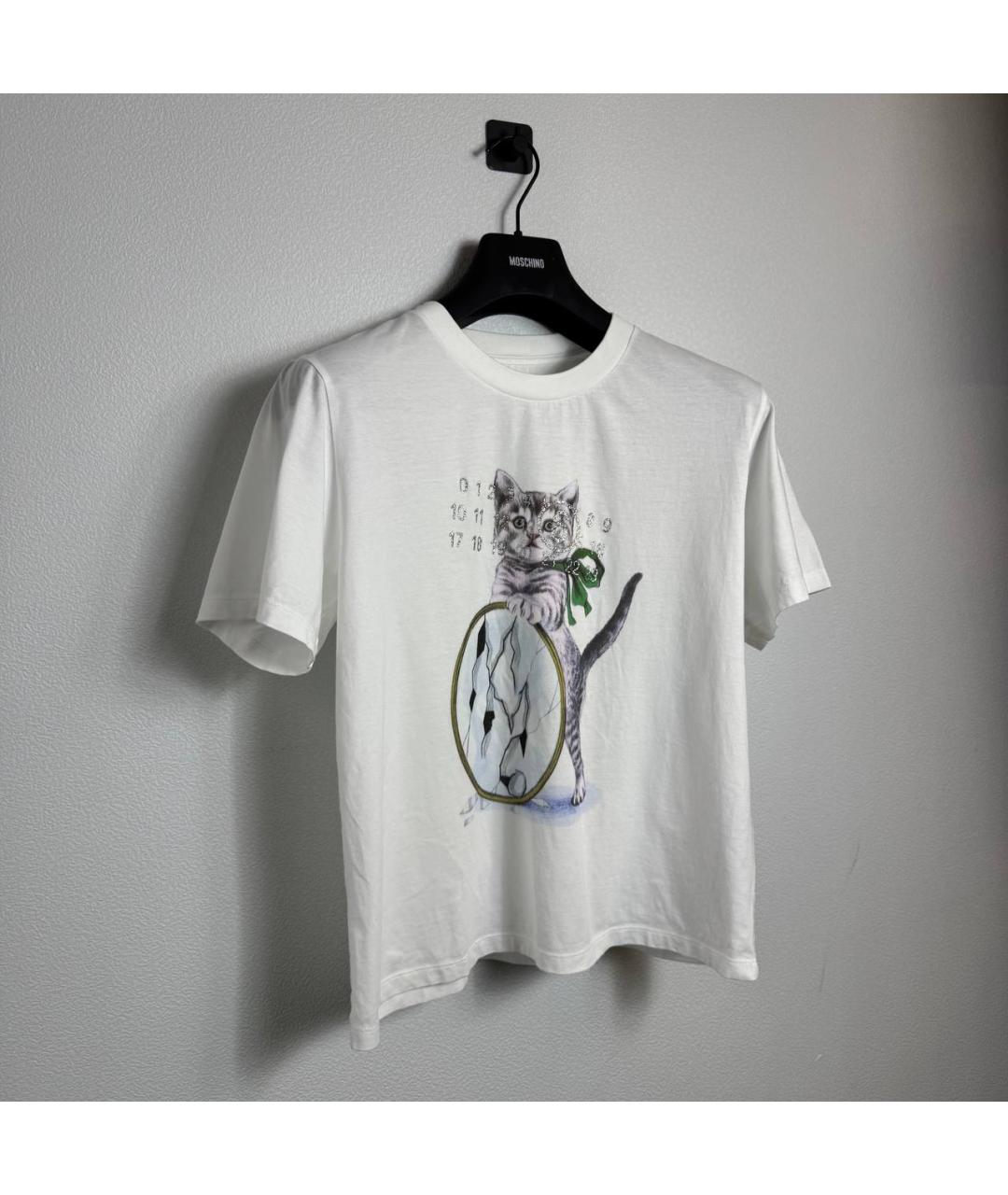 MM6 MAISON MARGIELA Белая футболка, фото 2