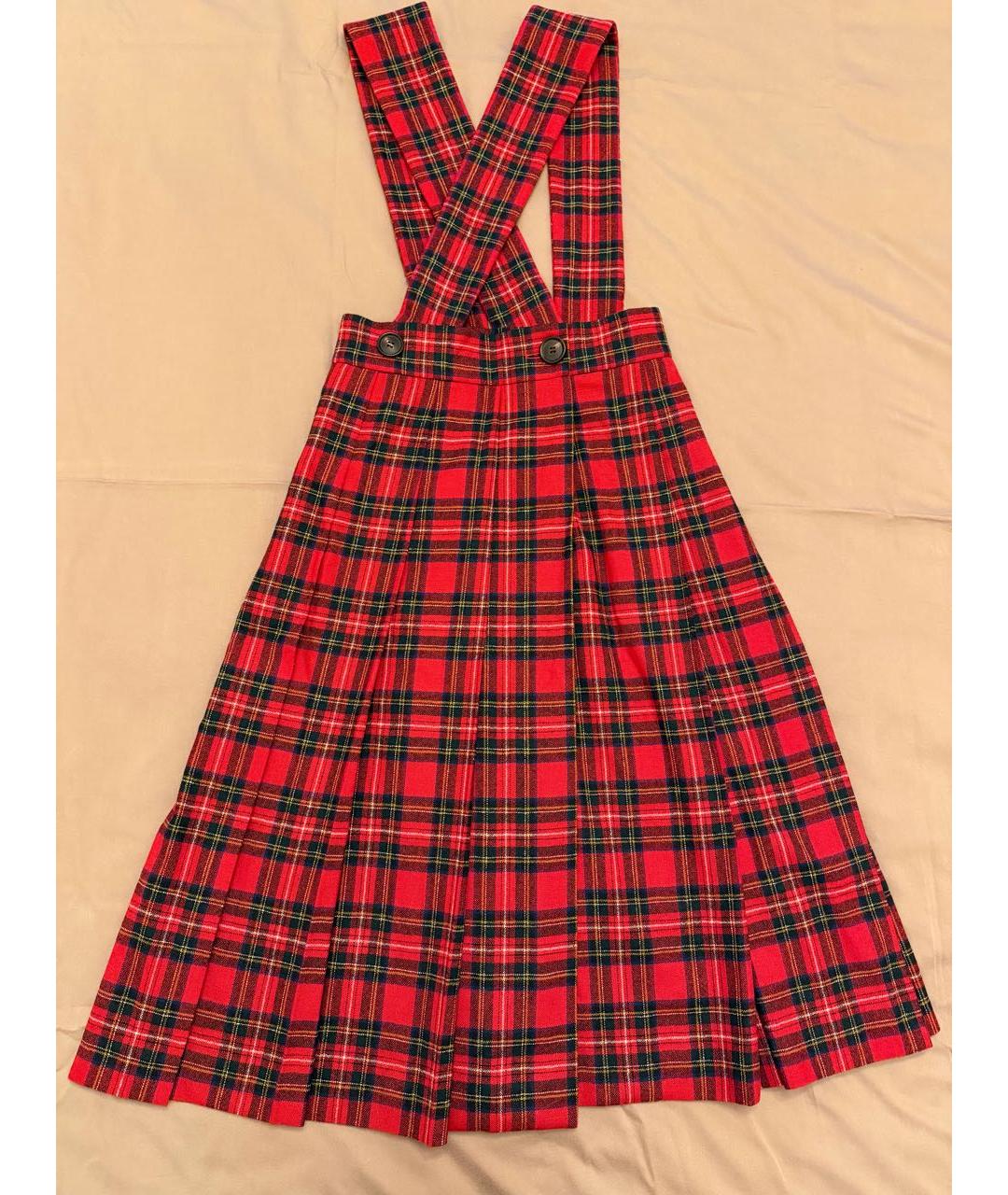 MIU MIU Красное шерстяное платье, фото 2