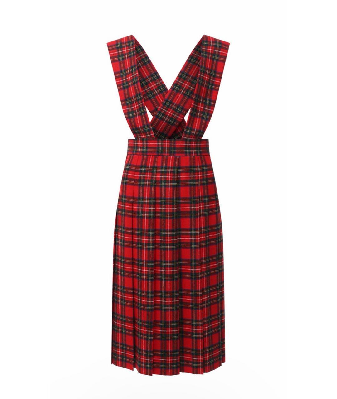 MIU MIU Красное шерстяное платье, фото 1