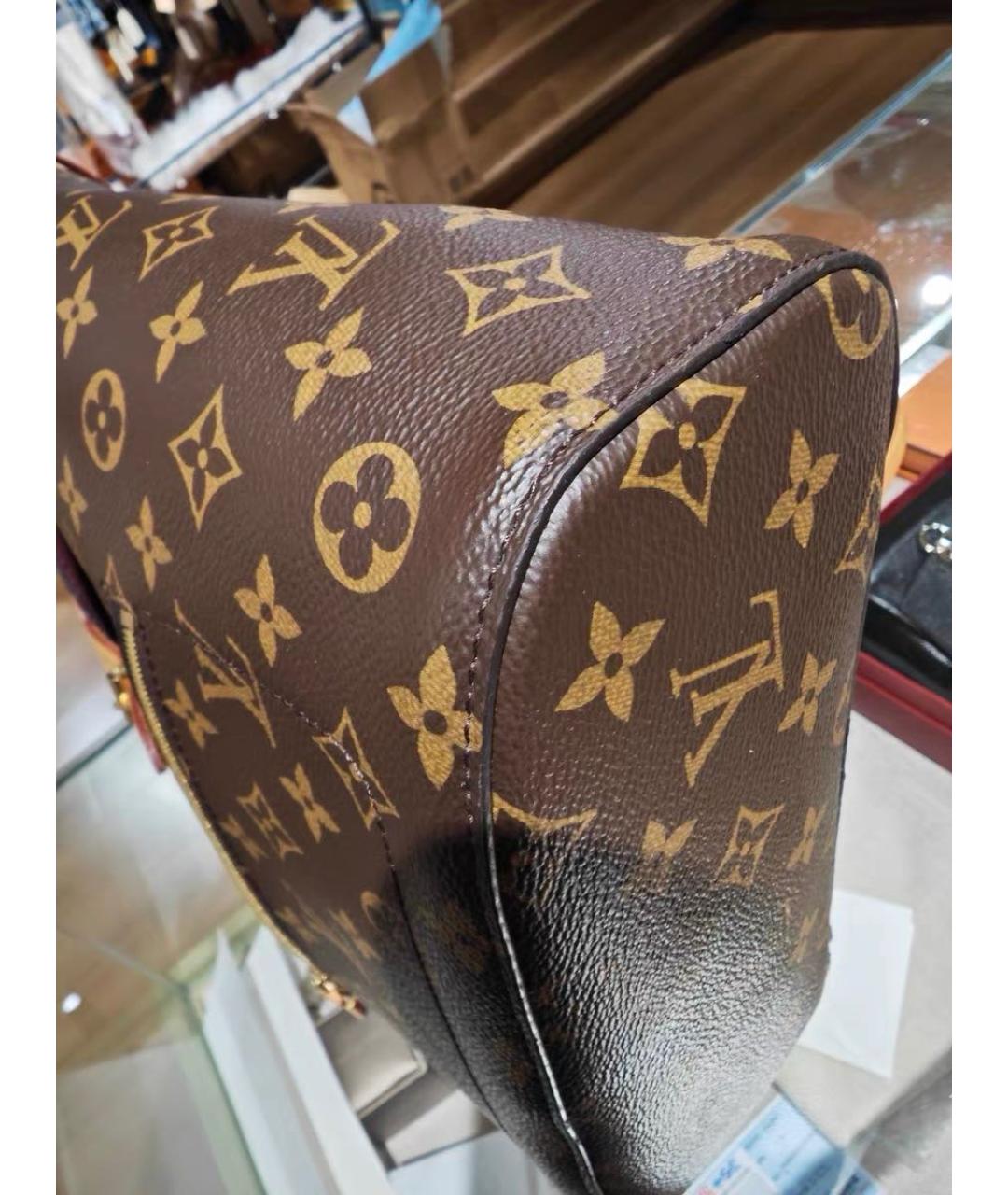 LOUIS VUITTON Коричневый рюкзак, фото 8
