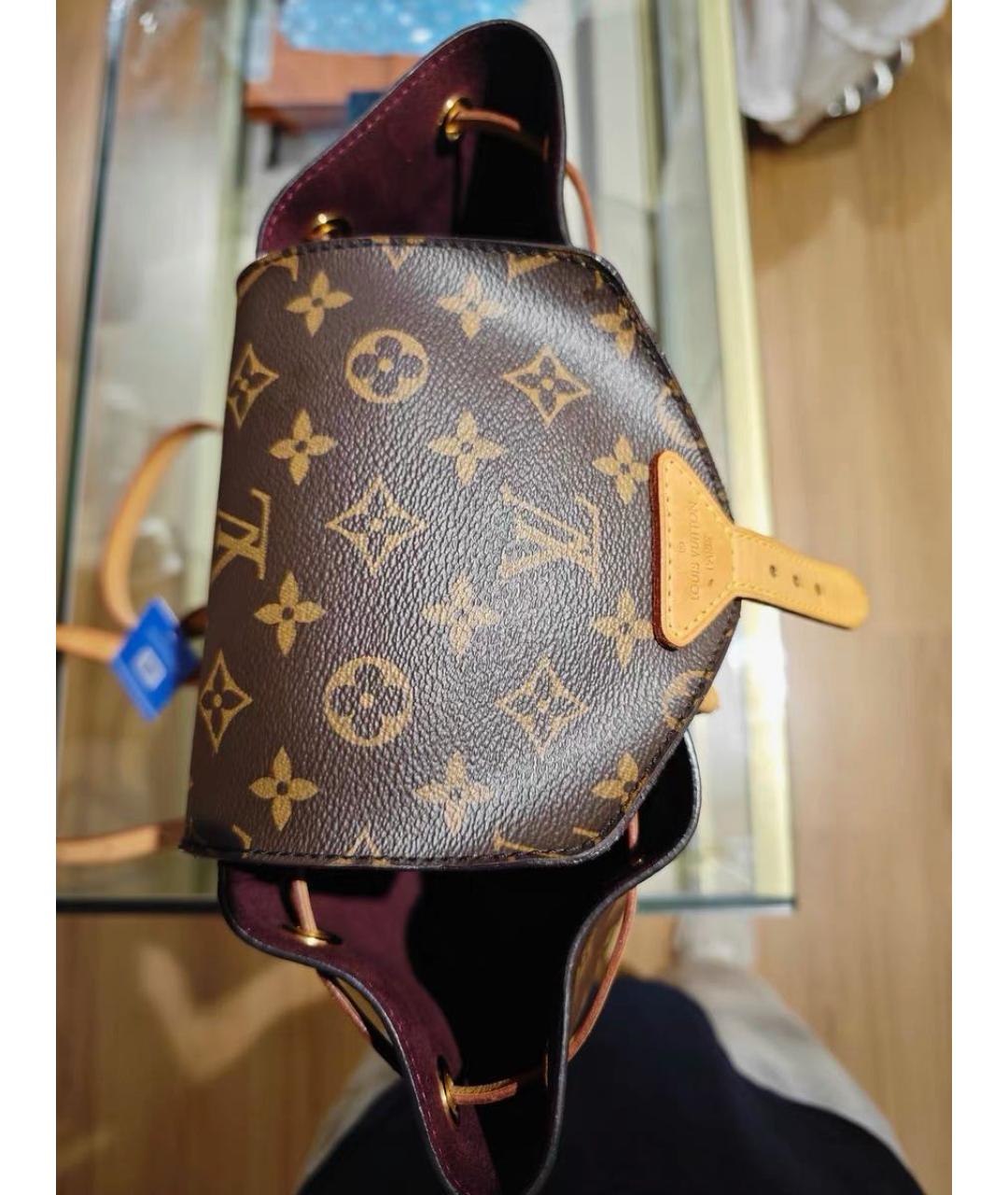 LOUIS VUITTON Коричневый рюкзак, фото 5