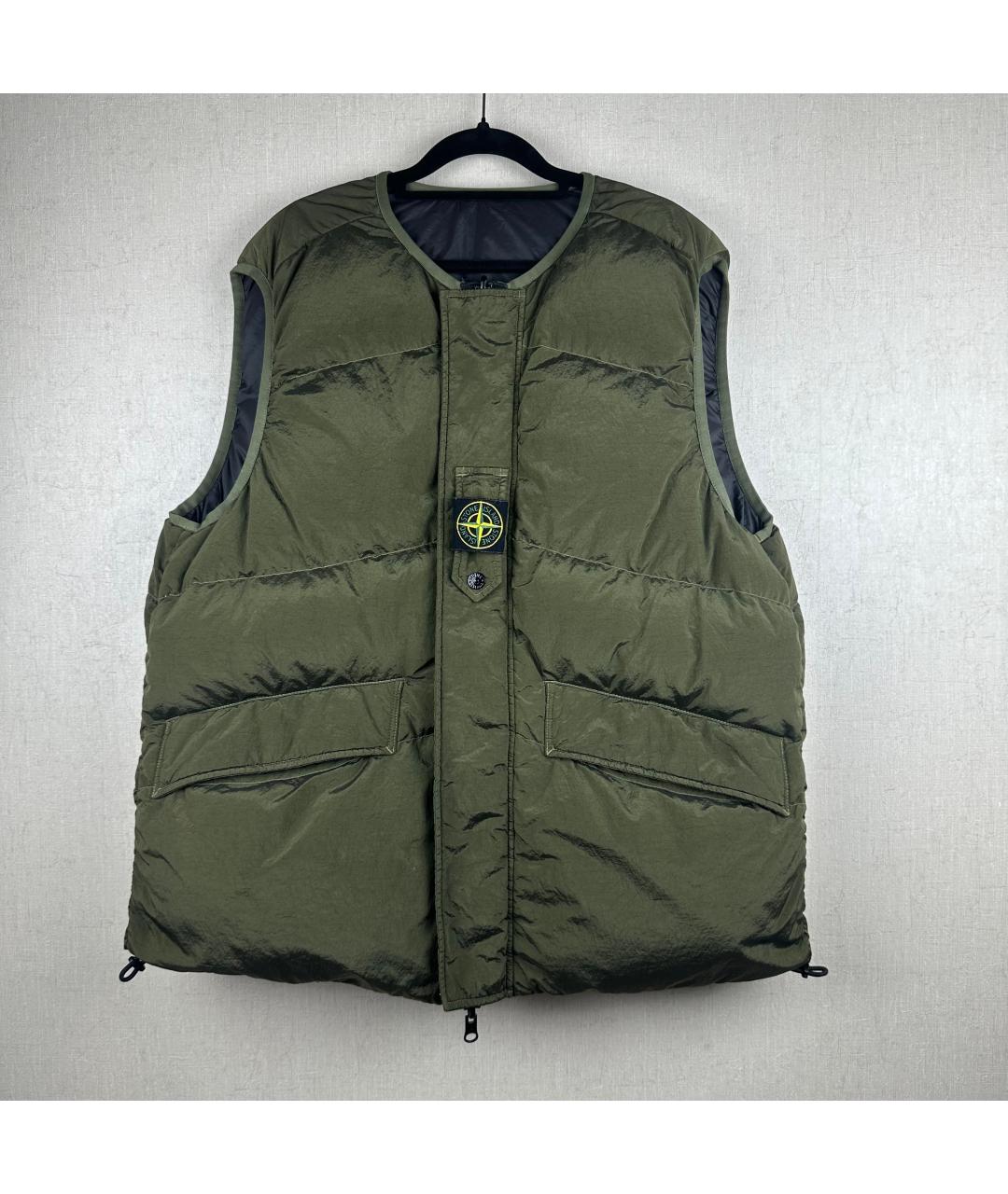 STONE ISLAND Зеленый жилет, фото 8