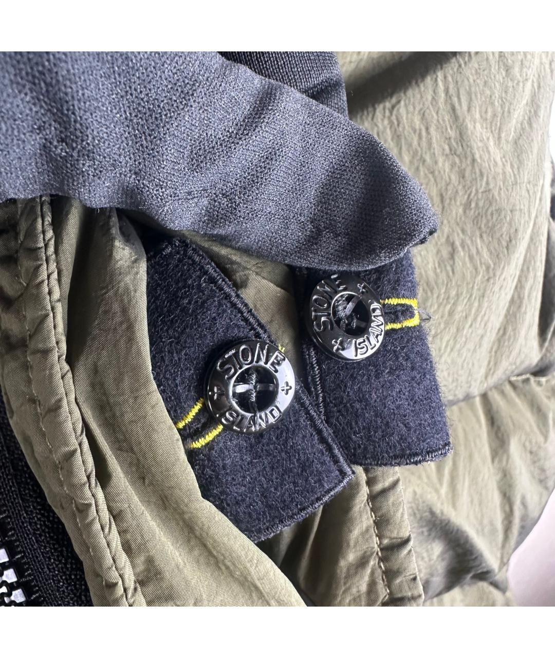 STONE ISLAND Зеленый жилет, фото 4