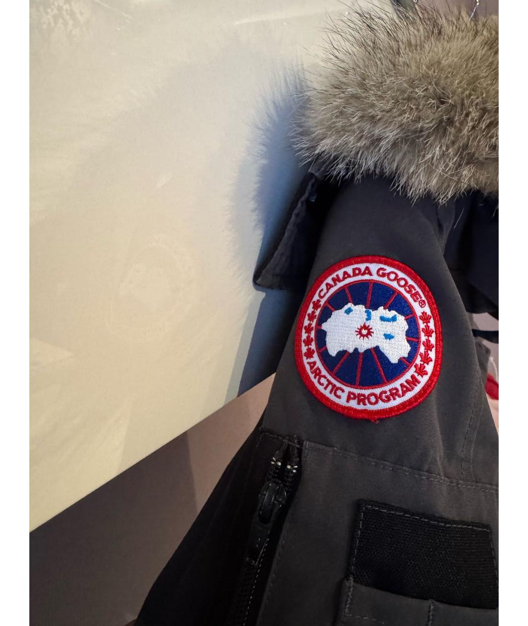 CANADA GOOSE Антрацитовая парка, фото 4