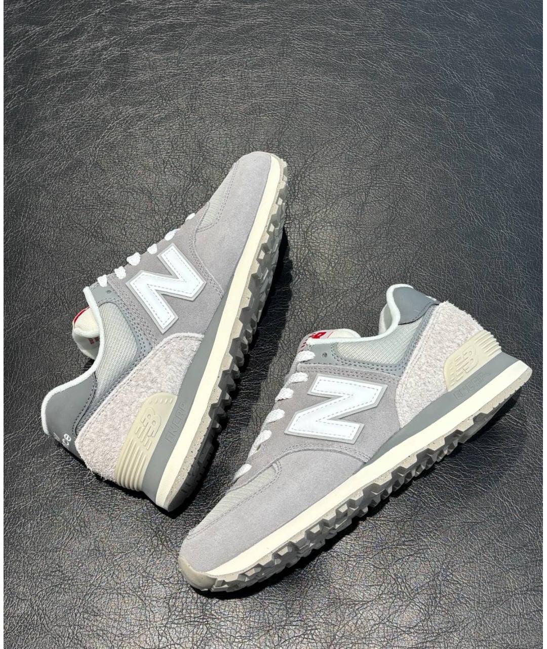 NEW BALANCE Серые низкие кроссовки / кеды, фото 2