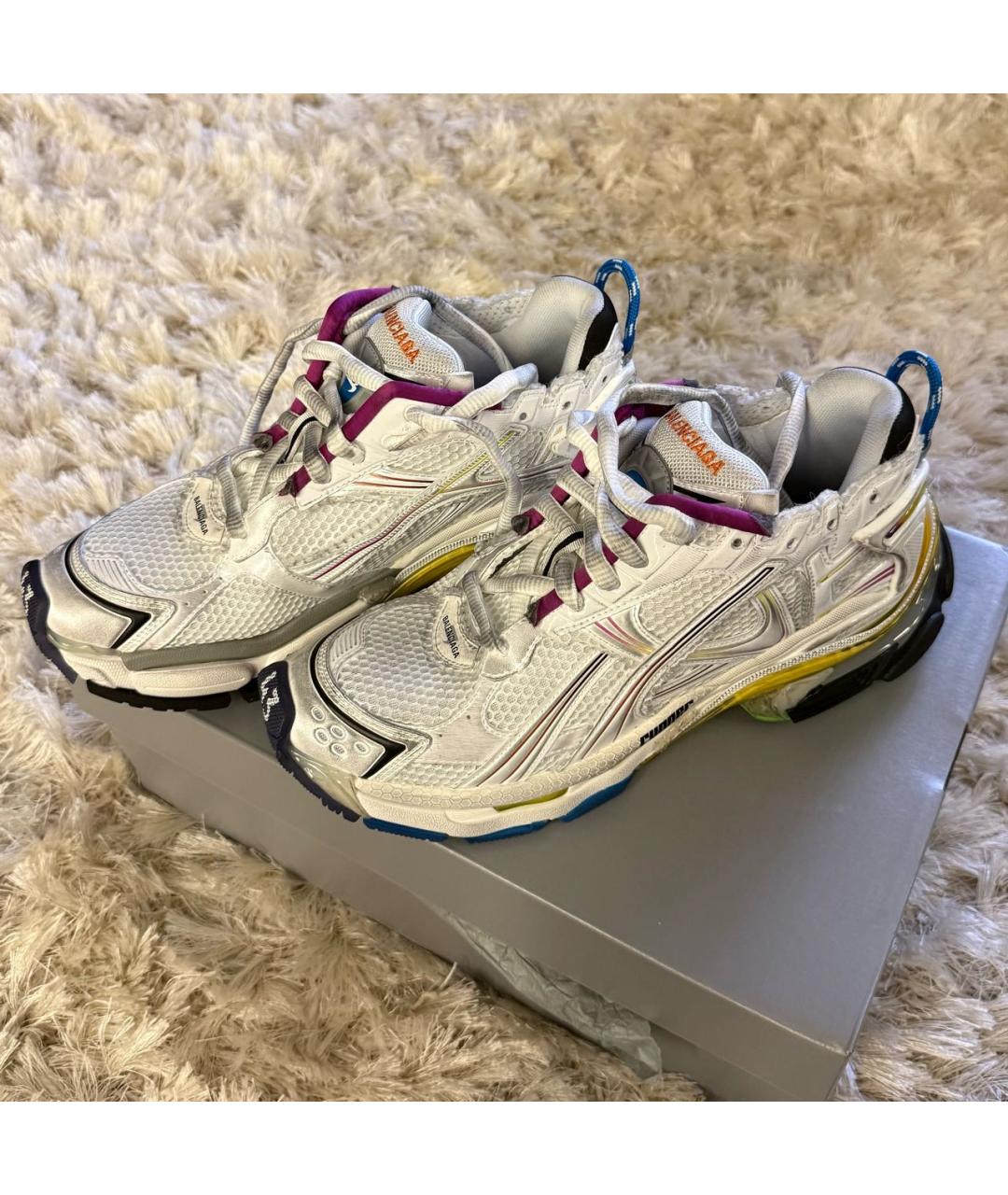 BALENCIAGA Белые высокие кроссовки / кеды, фото 2