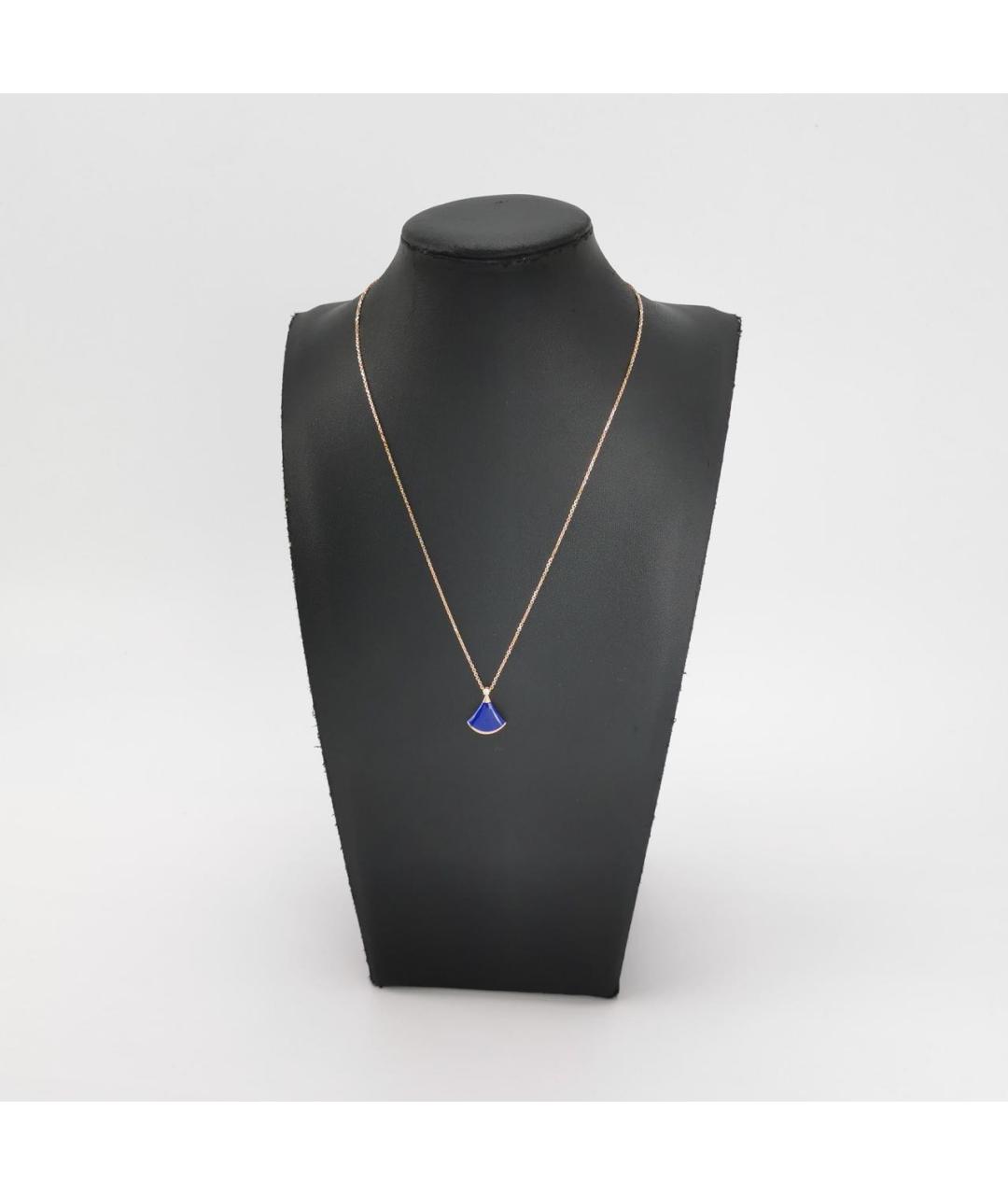 BVLGARI Синяя подвеска, фото 3