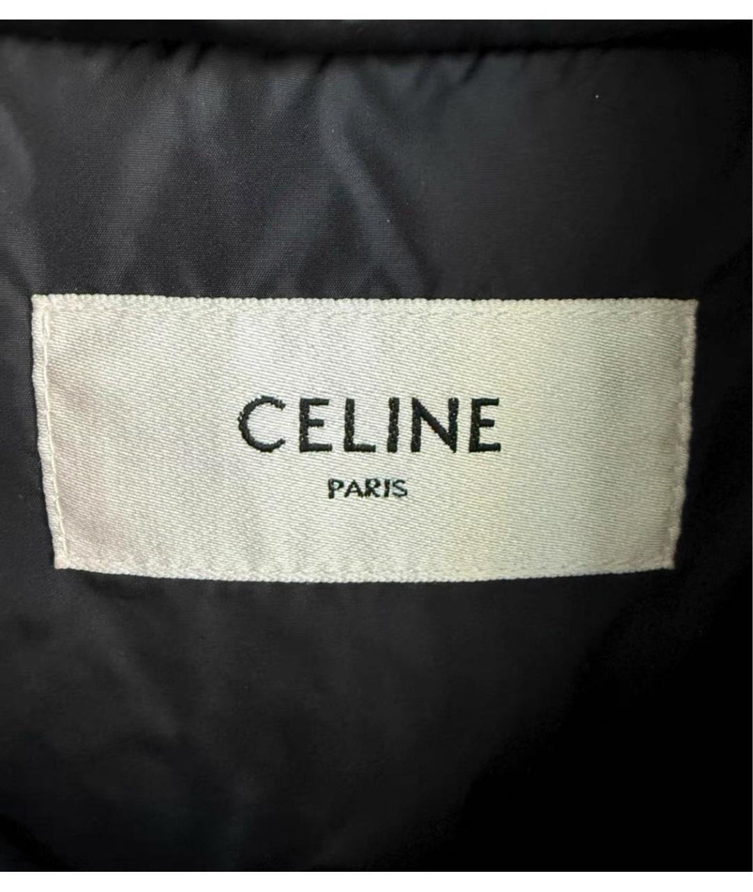 CELINE Черный пуховик, фото 4