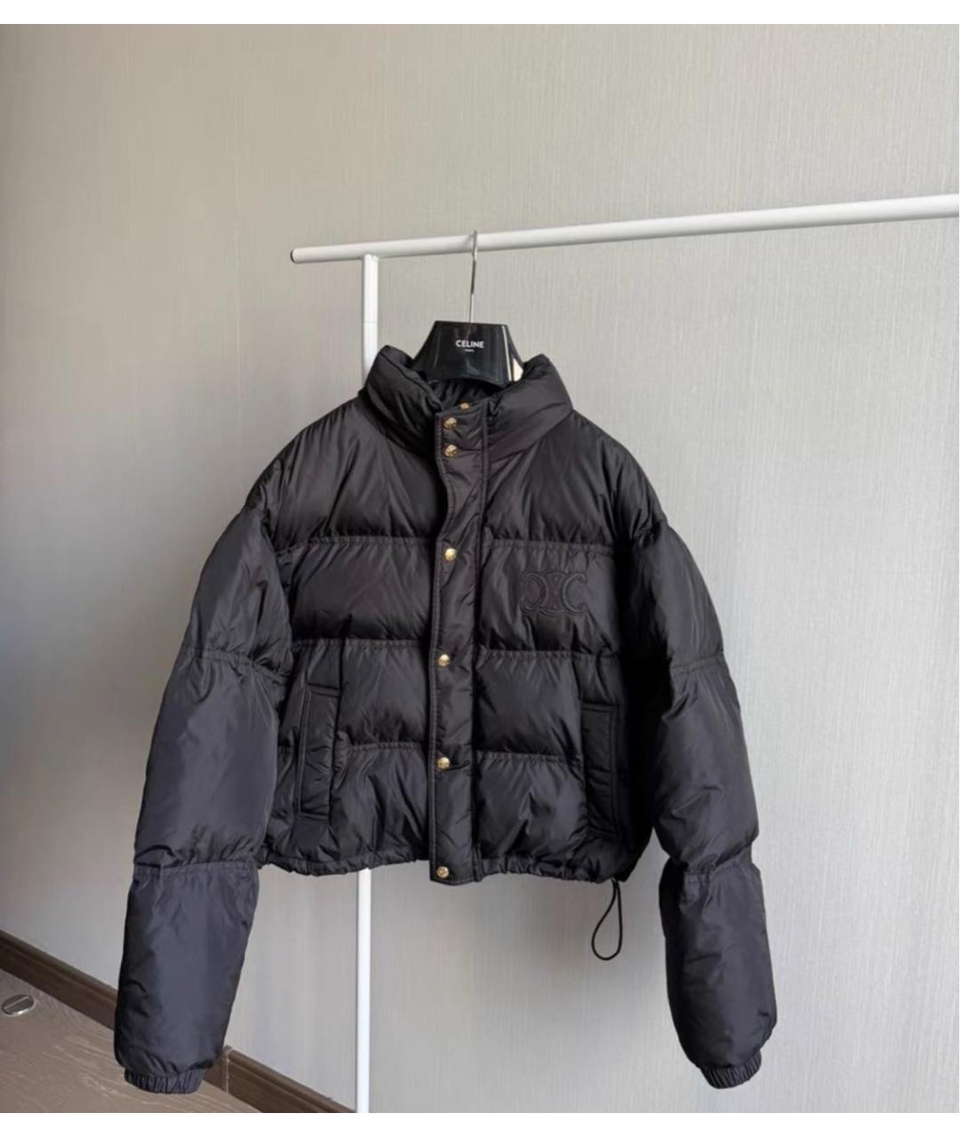 CELINE Черный пуховик, фото 2