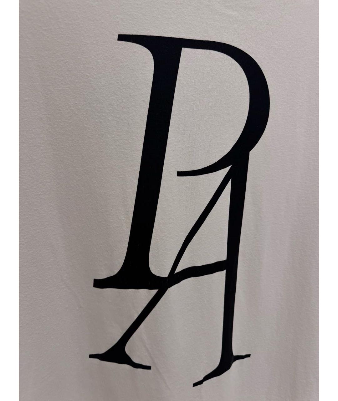 PALM ANGELS Белая хлопковая футболка, фото 4